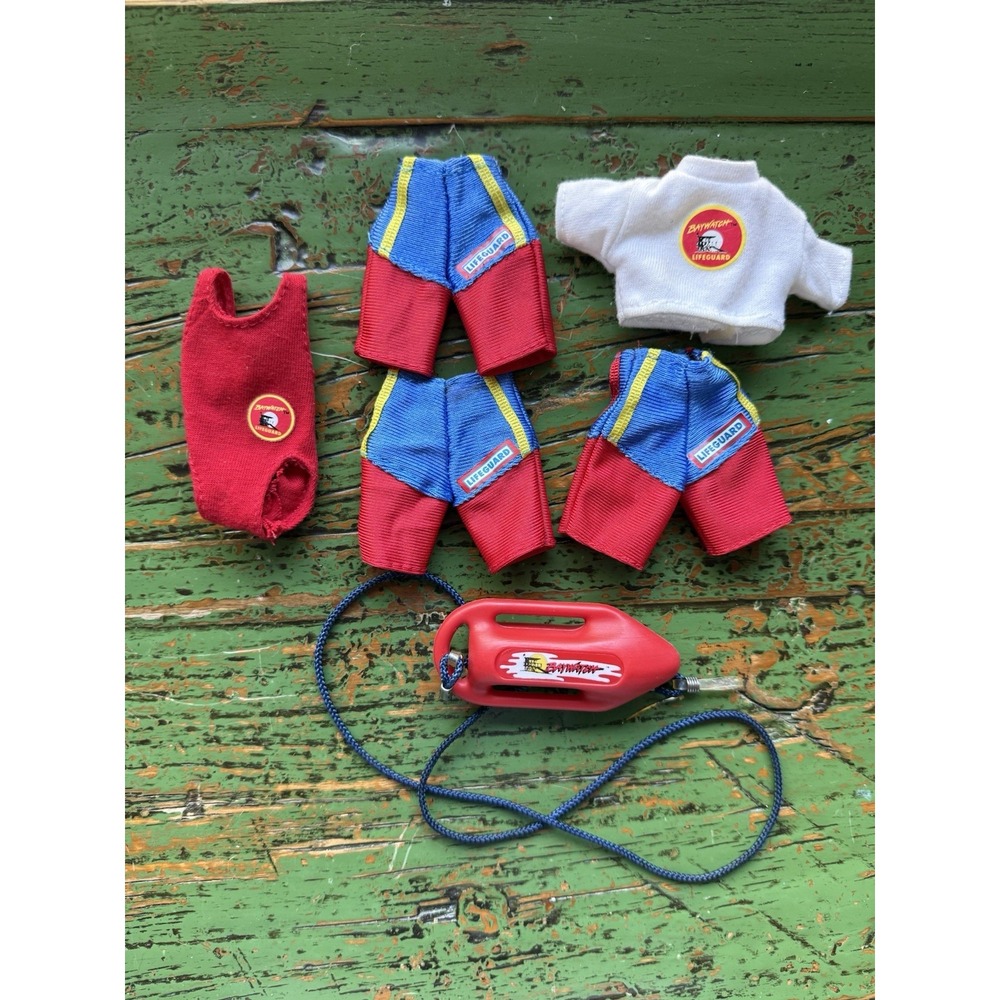 Vintage Baywatch Barbie Outfit Clothes Set 1990s Glam Collection